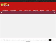 Tablet Screenshot of mtv-borsum.de